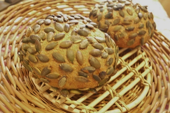 カボチャの雑穀パン